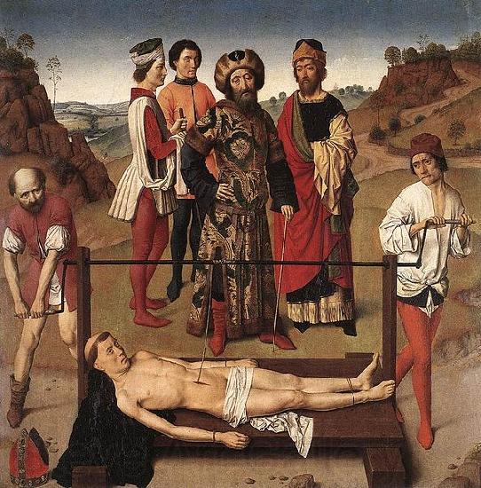Dieric Bouts Martyrdom of St Erasmus France oil painting art